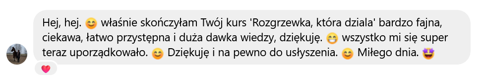 Szkolenia jeździeckie - opinie - pakiet ROZGRZEWKA